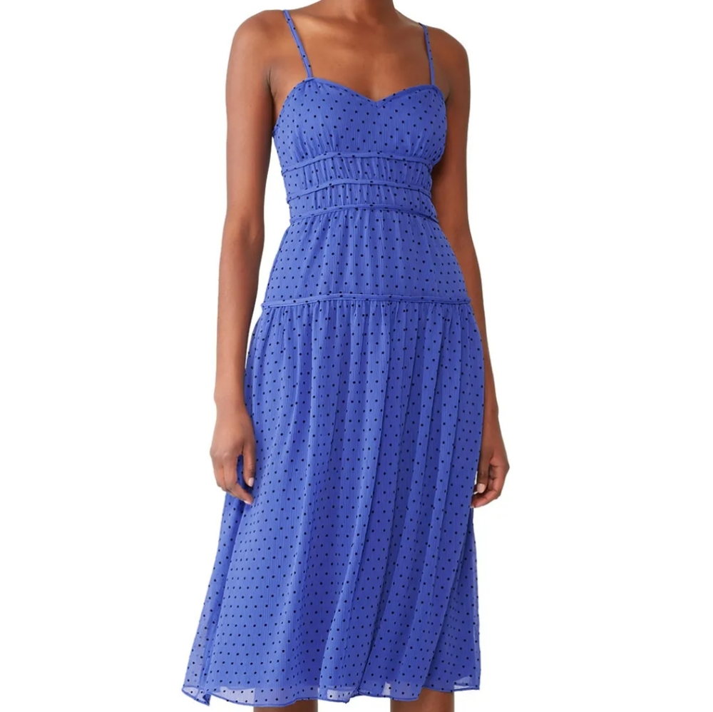 Taluluah La Maison Sorrento Midi Dress SZ.S NWT Blue